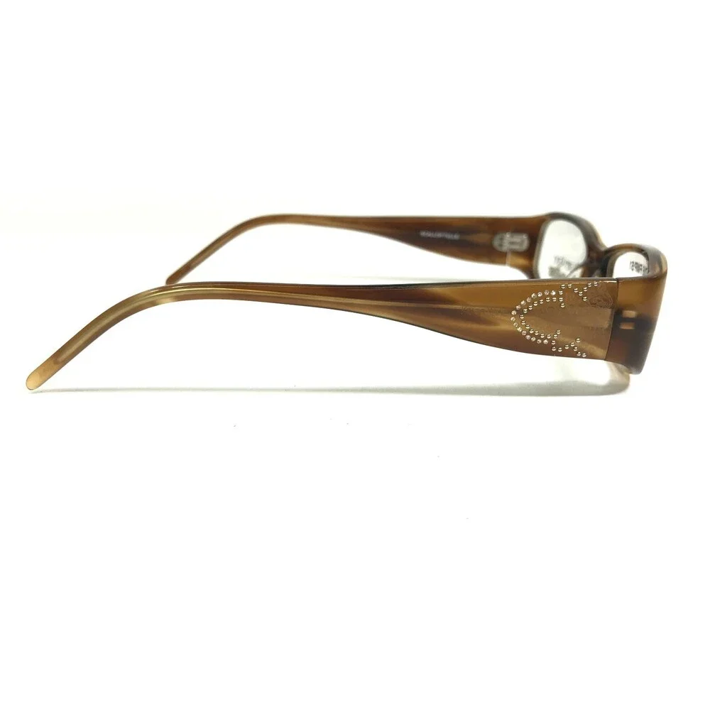 Karen Kane Eyeglasses Frames SCALLOP TULLE HONEY Rectangular Sparkly 51-16-135